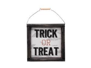 Artisasset TRICK OR TREAT Halloween Hanging Sign Holiday Wall Sign Artisasset TRICK OR TREAT Halloween Hanging Sign Holiday Wall Sign