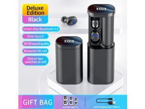 True Wireless Earbuds with Charging Case CVC 80 Call Noise Reduction IPX5 Waterproof Bluetooth 50 Earphones 120H Playtime Wireless Headphones for Work Home Office
