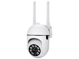 Security Camera Outdoor, Wireless WiFi Security Camera 360° View, 1080P PTZ Dome Home Surveillance Camera with Motion Detection, 2-Way Audio, Color Night Vision, Weatherproof(32G  SDCard)