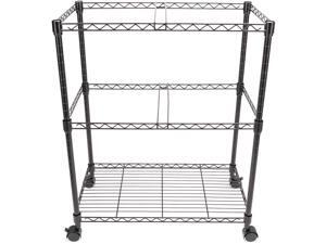 Two Tier Metal Rolling Mobile File Cart for Letter Size Office Supplies Desk File Organizer Letter Paper Document Holder for Office Home School Two Tier Metal Rolling Mobile File Cart for Letter Size Office Supplies Desk File Organizer Letter Paper Document Holder for Office Home School