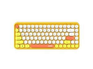 A-jazz 308i Compact 84Keys Bluetooth Wireless Keyboard,Retro Round Keycaps Support PC, Laptop,Ipad,PC Tablet,Silent Typing A-jazz 308i Compact 84Keys Bluetooth Wireless Keyboard,Retro Round Keycaps Support PC, Laptop,Ipad,PC Tablet,Silent Typing