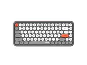 A-jazz 308i Compact 84Keys Bluetooth Wireless Keyboard,Retro Round Keycaps Support PC, Laptop,Ipad,PC Tablet,Silent Typing A-jazz 308i Compact 84Keys Bluetooth Wireless Keyboard,Retro Round Keycaps Support PC, Laptop,Ipad,PC Tablet,Silent Typing