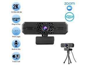LIMEIDE 1440P Webcam for PC, full HD Computer 2K Camera with Cover, USB Web cam with Microphone, Cover, Expandable Tripod, Streaming Camera for Skype, Touch switch light,Streaming, Teleconference etc LIMEIDE 1440P Webcam for PC, full HD Computer 2K Camera with Cover, USB Web cam with Microphone, Cover, Expandable Tripod, Streaming Camera for Skype, Touch switch light,Streaming, Teleconference etc