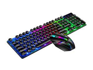 LIMEIDE K290 RGB Gaming Keyboard and Colorful Mouse Combo, USB Wired LED Backlight Gaming Mouse and Keyboard for Laptop PC Computer Gaming and Work(Blcak) LIMEIDE K290 RGB Gaming Keyboard and Colorful Mouse Combo, USB Wired LED Backlight Gaming Mouse and Keyboard for Laptop PC Computer Gaming and Work(Blcak)