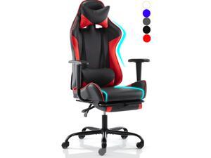Gaming Chair Racing Video Game Chairs High Back Ergonomic Office Computer Desk Chair with Headrest and Lumbar Pillow Recliner Swivel Rocker Chair - Green Gaming Chair Racing Video Game Chairs High Back Ergonomic Office Computer Desk Chair with Headrest and Lumbar Pillow Recliner Swivel Rocker Chair - Green
