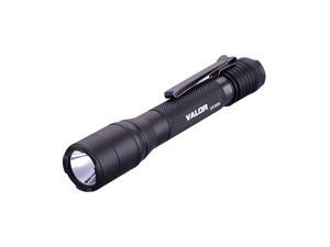 Powertac Valor Brightest AA Powered EDC Flashlight up to 800 Lumen DualSwitches with Bidirectional Stainless Steel Pocket Clip Portable tactical performance in EDC form