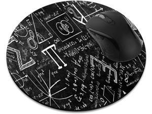 Non-Slip Round Mousepad, Math Equations Blackboard Mouse Pad for Home, Office and Gaming Desk Non-Slip Round Mousepad, Math Equations Blackboard Mouse Pad for Home, Office and Gaming Desk