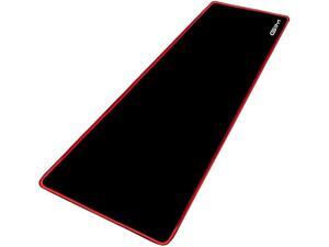 Extended Gaming Mouse Pad, GIM Mouse Pad Large Size 3mm Thick Waterproof Mouse Mat Gaming Wide Long Functional Non-Slip Rubber Base and Black Edge (30.7 x 11.8 x 0.12 inches)-Red Edge Extended Gaming Mouse Pad, GIM Mouse Pad Large Size 3mm Thick Waterproof Mouse Mat Gaming Wide Long Functional Non-Slip Rubber Base and Black Edge (30.7 x 11.8 x 0.12 inches)-Red Edge