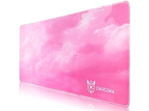 ONIKUMA Gaming Mouse Pad, 31.5 Inch Large Pink Mouse Pad with Durable Stitched Edges, Extended Desk Keyboard Mouse Mat for Gaming, Work, Home, Office ONIKUMA Gaming Mouse Pad, 31.5 Inch Large Pink Mouse Pad with Durable Stitched Edges, Extended Desk Keyboard Mouse Mat for Gaming, Work, Home, Office