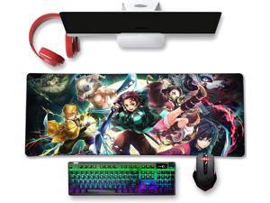 Demon Slayer Anime Game Mouse Pad Mat Large Desk Keyboard Play Mat Gift 70*40cm