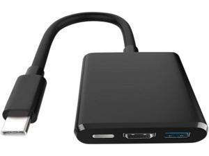 USB C Hub HDMI Adapter Compatible with Ma-cbook Pro,USB C Adapter, 3-in-1 Multi Functional Adapter, USB Type C to 4K HDMI Adapter with 3.0 USB Port and Type C 3.1 Charging Port USB C Hub HDMI Adapter Compatible with Ma-cbook Pro,USB C Adapter, 3-in-1 Multi Functional Adapter, USB Type C to 4K HDMI Adapter with 3.0 USB Port and Type C 3.1 Charging Port