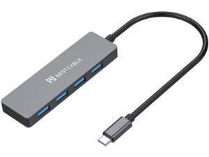 BEST CABLE USB C Hub Multiport Adapter - 4 in 1, 4xUSB 3.0 Ports,USB C Adapter for MacBook Pro Air iPad Pro Samsung Note 10 S10 S9.More BEST CABLE USB C Hub Multiport Adapter - 4 in 1, 4xUSB 3.0 Ports,USB C Adapter for MacBook Pro Air iPad Pro Samsung Note 10 S10 S9.More