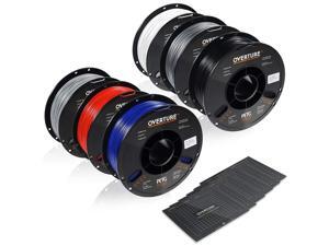 PETG Filament 1.75mm with 3D Build Surface 200 x 200 mm 3D Printer Consumables, 1kg Spool (2.2lbs), Dimensional Accuracy +/- 0.05 mm, Fit Most FDM Printer (6 Color (6-Pack)) PETG Filament 1.75mm with 3D Build Surface 200 x 200 mm 3D Printer Consumables, 1kg Spool (2.2lbs), Dimensional Accuracy +/- 0.05 mm, Fit Most FDM Printer (6 Color (6-Pack))
