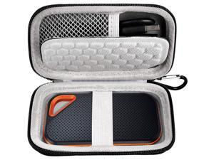 Hard Case Compatible with SanDisk Extreme PRO 500GB/ 1TB/ 2TB/ 4TB Portable External SSD and Compatible with Crucial X8 Portable SSD. Carrying Travel Holder for USB Cables. (Box Only) Hard Case Compatible with SanDisk Extreme PRO 500GB/ 1TB/ 2TB/ 4TB Portable External SSD and Compatible with Crucial X8 Portable SSD. Carrying Travel Holder for USB Cables. (Box Only)