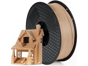 Wood Filament 1.75mm, 3D Printer PLA Filament 1Kg Spool(2.2lbs), 3D Printing Filaments Fit Most FDM Printer with Dimensional Accuracy +/- 0.02mm Wood Filament 1.75mm, 3D Printer PLA Filament 1Kg Spool(2.2lbs), 3D Printing Filaments Fit Most FDM Printer with Dimensional Accuracy +/- 0.02mm