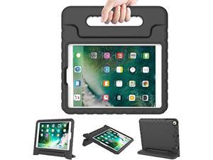BMOUO Kids Case for iPad 9.7 Inch 2018/2017,iPad Air 2 - Shockproof Case Light Weight Kids Case Cover Handle Stand Case for iPad 9.7 Inch 2017/2018 (iPad 5th and 6th Generation),iPad Air 2, Black