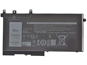 New 93FTF Replacement Laptop Battery Compatible with Dell Latitude E5280 E5480 E5580 E5490 E5590 D4CMT 083XPC 83XPC 4YFVG (11.4V 51Wh)