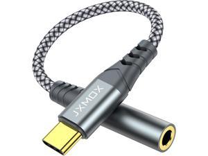 USB Type C to 35mm Female Headphone Jack Adapter USB C to Aux Audio Dongle Cable Cord Compatible with iPhone 15 Plus15 Pro Max Samsung Galaxy S23 S22 S21 S20 Ultra Pixel iPad Pro MacBook