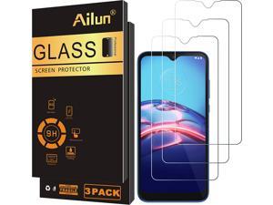 Ailun Screen Protector for Moto E 2020 3 Pack Tempered Glass 9H Hardness 033MM Ultra Clear Bubble Free AntiScratch Fingerprint Oil Stain Coating Case Friendly