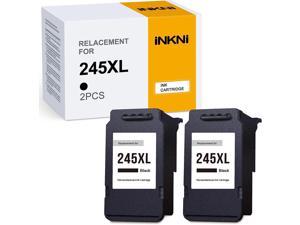 INKNI Compatible Ink Cartridge Replacement for Canon 245XL PG-245 XL Ink for Pixma MX492 MX490 MG2420 MG2520 MG2522 MG2920 MG2922 MG3022 MG3029 iP2820 TR4520 TS3122 TS3120 Printer (Black, 2-Pack)