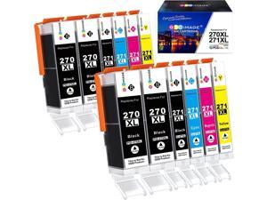 GPC Image Compatible Ink Cartridge Replacement for Canon PGI-270 271 Ink Cartridges to use with PIXMA MG6820 MG6821 MG7720 MG5720 MG5722 TS6020 Printer (PGBK, Black, Cyan, Magenta, Yellow, 12 Pack)