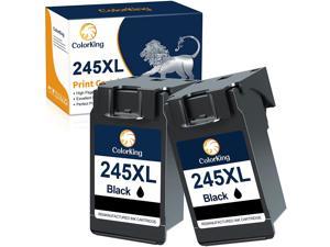 ColorKing Compatible Ink Cartridge Replacement for Canon 245 PG-245XL PG-243 245 243 XL for Canon PIXMA MX492 MX490 MG2522 TR4520 MG2922 TS3322 TS3122 MG2520 MG3022 Ink Cartridge Printer (2 Black)