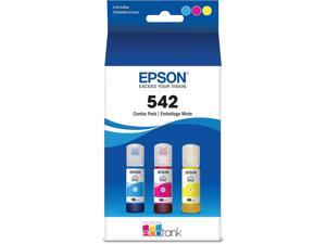 EPSON 542 EcoTank Ink Ultrahigh Capacity Bottle Colour Combo Pack T542520S Works with EcoTank Pro ET5150 ET5170 ET5180 ET5800 ET5850 ET5880 ET16600 ET16650