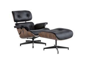 Recliner Armchair,Leather Recliner with Ottoman, Genuine Leather Recliner Chair Chaise with 8-Layer Wood and Aluminum Base for Bedroom Living Room Lounge Office (Palisander + Black) Recliner Armchair,Leather Recliner with Ottoman, Genuine Leather Recliner Chair Chaise with 8-Layer Wood and Aluminum Base for Bedroom Living Room Lounge Office (Palisander + Black)