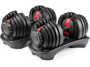 CKK Fitness Dumbbells Adjustable Weight to 52.5 Lbs,for Strength Training, Weight Loss, Gym Equipment, and Home Workouts