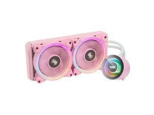 darkFlash TR240 Pink ARGB CPU Radiator Addressable RGB All-in-one AIO ARGB PWM Fans CPU Liquid Cooler System for Intel LGA 2066/2011V3/2011/115X and AMD FM2/AM3/AM3+/AM4 darkFlash TR240 Pink ARGB CPU Radiator Addressable RGB All-in-one AIO ARGB PWM Fans CPU Liquid Cooler System for Intel LGA 2066/2011V3/2011/115X and AMD FM2/AM3/AM3+/AM4