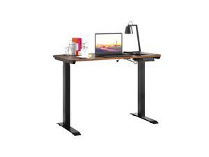 HOMEBI Electric Height Adjustable Gaming computer Desk,Office Table with Anti-Slide Design, Multipurpose Home Office Workstation,47x24 Inches,Brown HOMEBI Electric Height Adjustable Gaming computer Desk,Office Table with Anti-Slide Design, Multipurpose Home Office Workstation,47x24 Inches,Brown