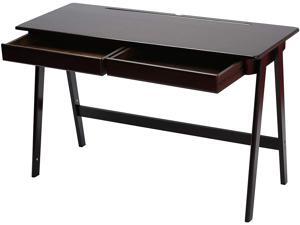 HOMEBI 47-Inch Gaming Computer Desk, Student Desk with 2 Storage Drawers, Multipurpose Home Office Workstation, Laptop PC Table(Natural Wood) HOMEBI 47-Inch Gaming Computer Desk, Student Desk with 2 Storage Drawers, Multipurpose Home Office Workstation, Laptop PC Table(Natural Wood)