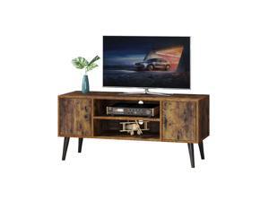 HOMEBI Versatile TV Stand with Storage, Entertainment Center with Storage for Media Cable Box Gaming Consoles, Living Room and Bedroom,47x15 Inches, Rustic Brown HOMEBI Versatile TV Stand with Storage, Entertainment Center with Storage for Media Cable Box Gaming Consoles, Living Room and Bedroom,47x15 Inches, Rustic Brown