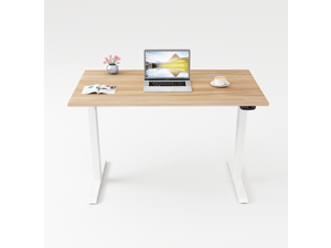 Gaming Desk Electric Lift Standing Desk Home Office Computer Desk With Dual German OKIN Motor Wood Color 47.2"L x 23.6"Wx28.3''-48'' H Gaming Desk Electric Lift Standing Desk Home Office Computer Desk With Dual German OKIN Motor Wood Color 47.2"L x 23.6"Wx28.3''-48'' H