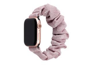 Gemdeck Compatible for Apple Watch Band Cute Printed Elastic Solo Loop Bands 42  44 mm Pink
