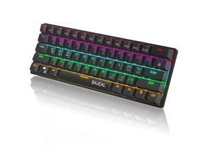 Gemdeck Mechanical Keyboard RGB LED Backlit Wired Office Gaming Keyboard