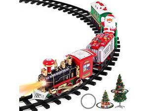 Gemdeck Christmas Train Set for Kids Electric Train Toys for Kids Classic Train Gifts Boys Girls