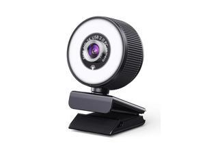 BLYNN Mini USB Webcam Video Conference Camera Wide Angle Webcam with Microphone Cover and Ringlight PC Camera 1080P 1440P Webcam 2K BLYNN Mini USB Webcam Video Conference Camera Wide Angle Webcam with Microphone Cover and Ringlight PC Camera 1080P 1440P Webcam 2K