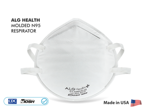 ALG Health Patriot Masks NIOSH Certified N95 Medical Respirator (25 Pack - Regular) ALG Health Patriot Masks NIOSH Certified N95 Medical Respirator (25 Pack - Regular)