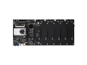 Riserless Mining Motherboard 8 GPU Bitcoin Crypto Etherum Mining Support 1066/1333/1600MHz Riserless Mining Motherboard 8 GPU Bitcoin Crypto Etherum Mining Support 1066/1333/1600MHz