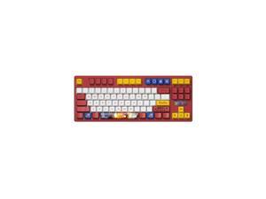 Akko 3087 One Piece Luffy TKL Gaming Mechanical Keyboard Double Shot Dye Sub PBT Keycaps NKRO Detachable USB Type-C White/Red/Yellow Akko 3087 One Piece Luffy TKL Gaming Mechanical Keyboard Double Shot Dye Sub PBT Keycaps NKRO Detachable USB Type-C White/Red/Yellow