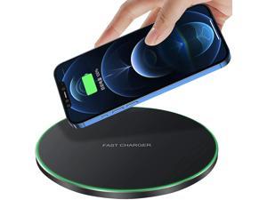 RASHAK Wireless Charger Qi-Certified for iPhone, Samsung Galaxy etc, 10W Fast Wireless Charging Pad Station