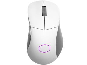 Cooler Master MM731 White Gaming Mouse with adjustable 19,000 DPI, 2.4GHz and Bluetooth Wireless, PTFE Feet, RGB lighting and MasterPlus+ Software