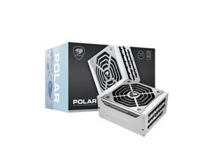COUGAR POLAR 1200W CGR-PR-1200 ATX White Power Supply, 80 PLUS Platinum Certified All Japanese Capacitors, Flexible Cable Management Active PFC Power Supply, White PSU