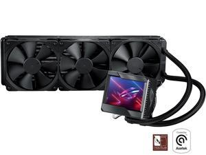 ASUS ROG Ryujin II 360 RGB all-in-one liquid CPU cooler 360mm Radiator (3.5" color LCD, 3x Noctua iPPC 2000 PWM 120mm radiator fans, compatible with Intel LGA1700, 1200 and AM4 socket)