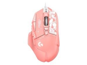 logitech g502sg hero ahri limited edition wired gaming mouse logitech  league of legends star guardian collaboration pink mouse ahri mouse