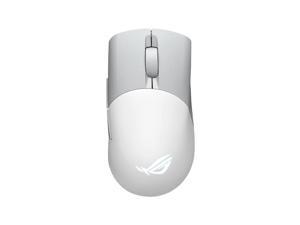 ASUS ROG Keris Wireless Aimpoint 36K Moonlight White Gaming Mouse, 1 x Wheel Wireless RF2.4G + Bluetooth + Wired USB2.0 ROG AimPoint36k Optical 36,000 dpi  Gaming Mouse, White Mouse