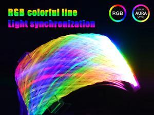 24 Pins Addressable RGB VGA power cable---- Power Extension Cable 7.87 in(20 cm) PSU Sleeved Cable 16AWG Cotton mesh weaving ATX EPS PCI-E Extension Cable Kit for CPU GPU Power Supply Unit(Neon color) 24 Pins Addressable RGB VGA power cable---- Power Extension Cable 7.87 in(20 cm) PSU Sleeved Cable 16AWG Cotton mesh weaving ATX EPS PCI-E Extension Cable Kit for CPU GPU Power Supply Unit(Neon color)