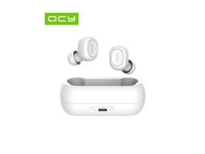 QCY T1C Bluetooth V5.0 3D Stereo Sports Wireless Headset Headset With Dual Microphones White QCY T1C Bluetooth V5.0 3D Stereo Sports Wireless Headset Headset With Dual Microphones White