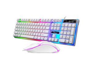 Wired Keyboard and Mouse Set, Usb Illuminated Manipulator Keyboard And Mouse Kit Game Office Wired Keyboard and Mouse Set, Usb Illuminated Manipulator Keyboard And Mouse Kit Game Office